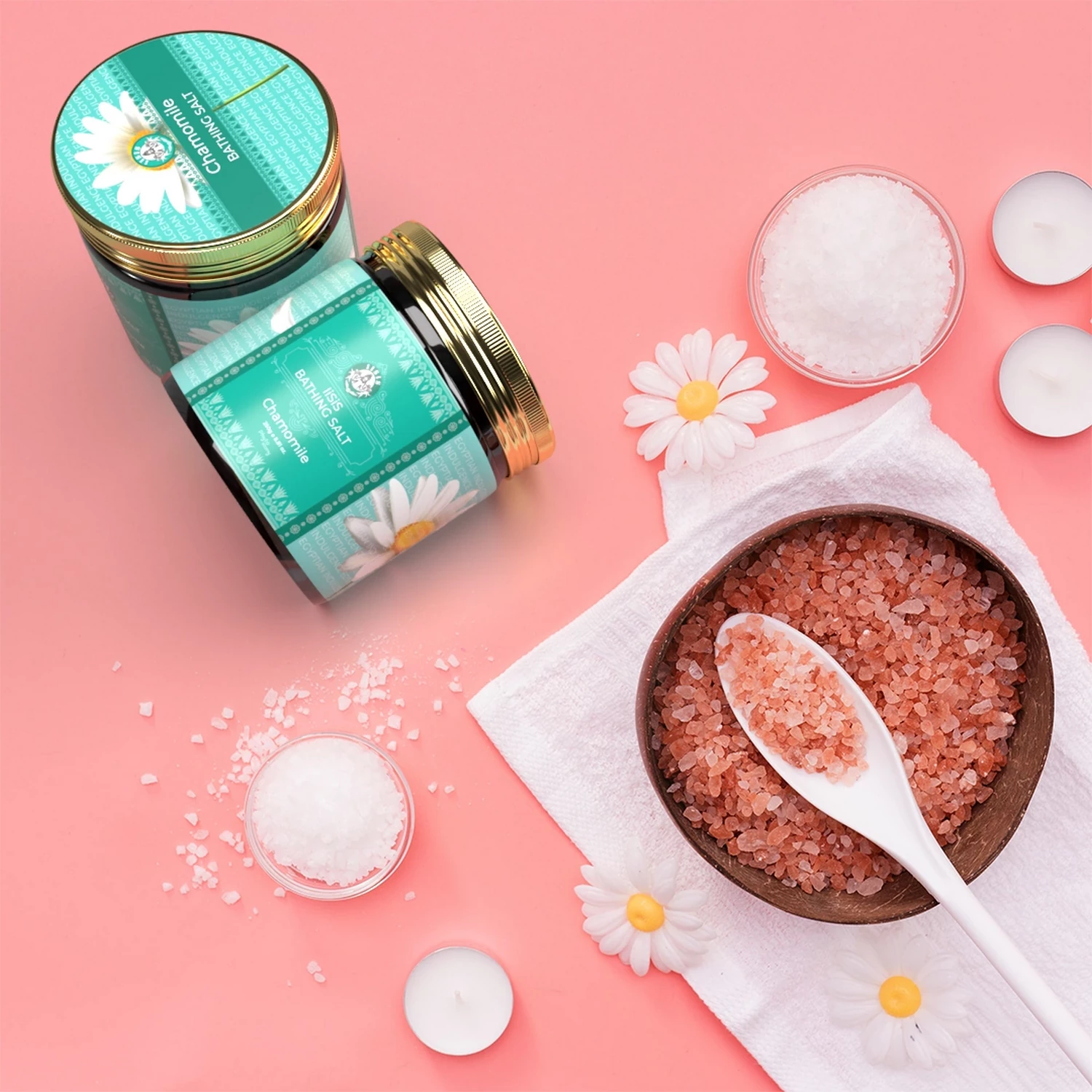 Camomile Bath Salt  (250g)
